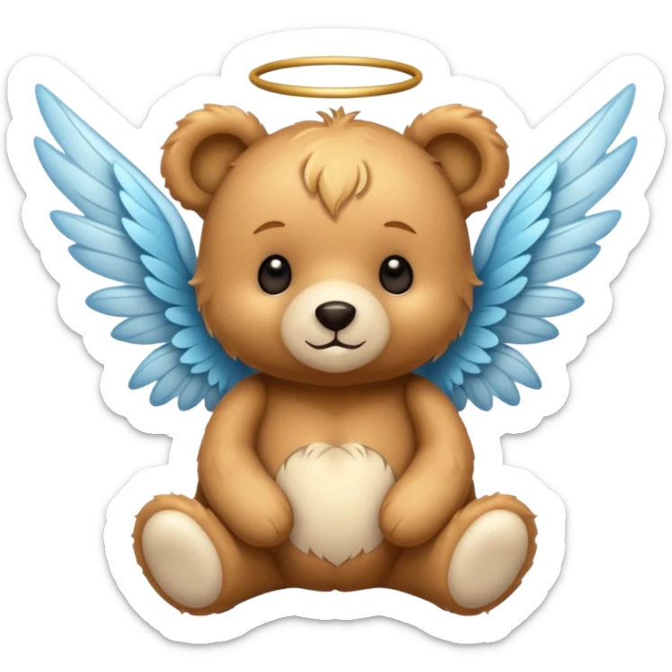 Fairy teddy sticker