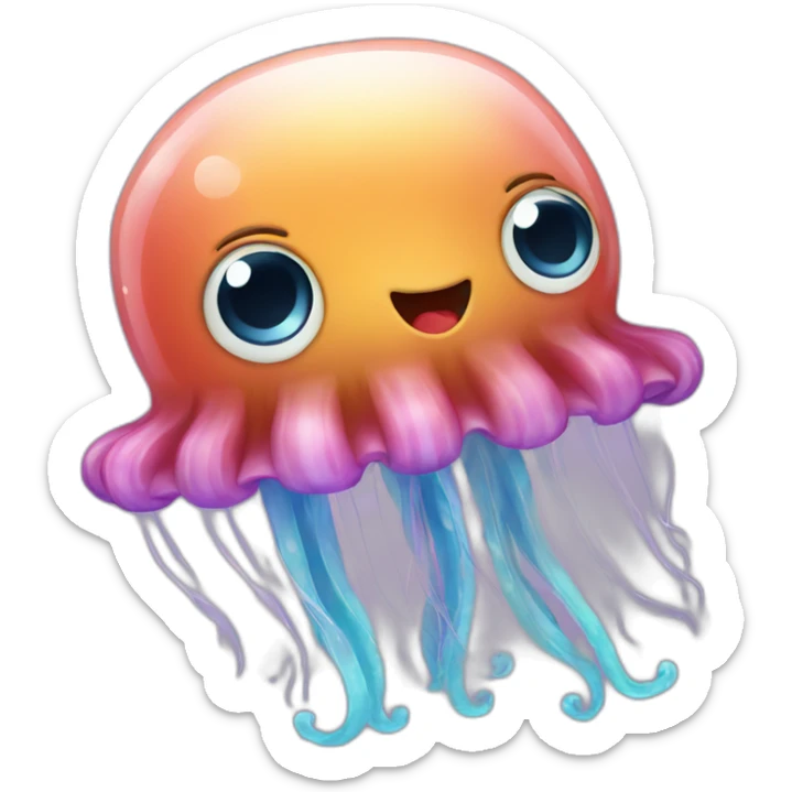 Jellyfish sticker