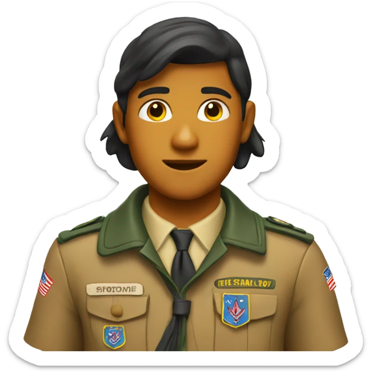 a scout  sticker