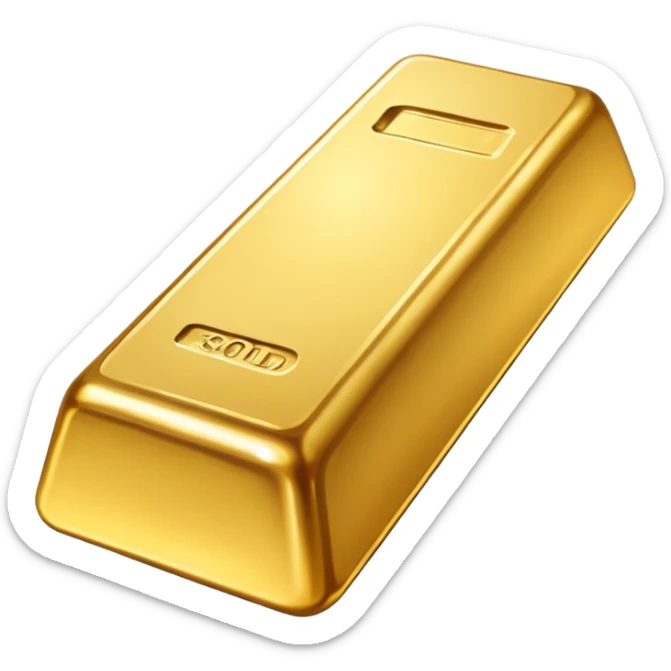 Gold bar sticker
