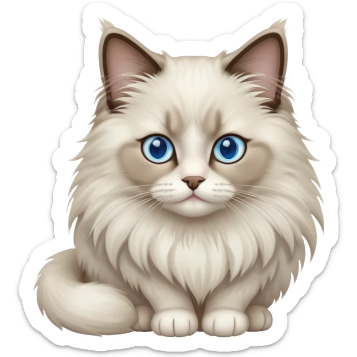 ragdoll cat sticker