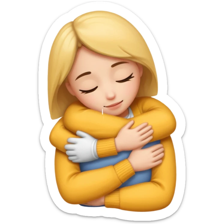 Hug sticker