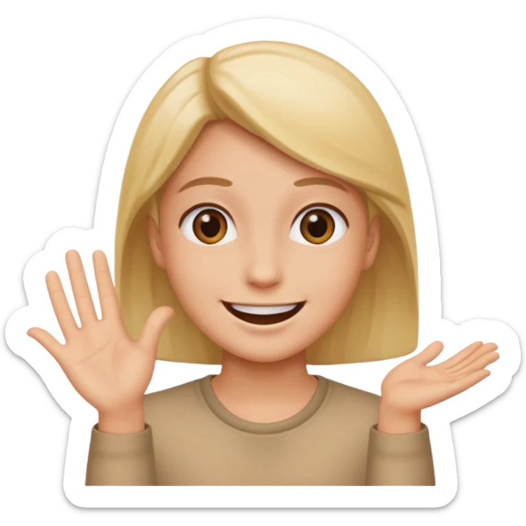 Personne qui fait semblant de croire en quelqu'un  sticker