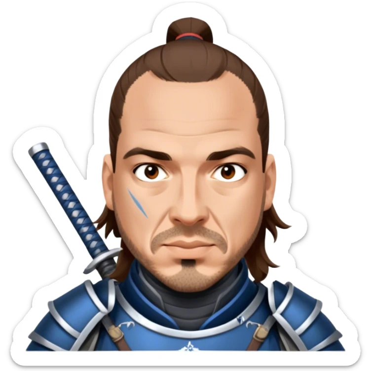 Samurai Defender sticker