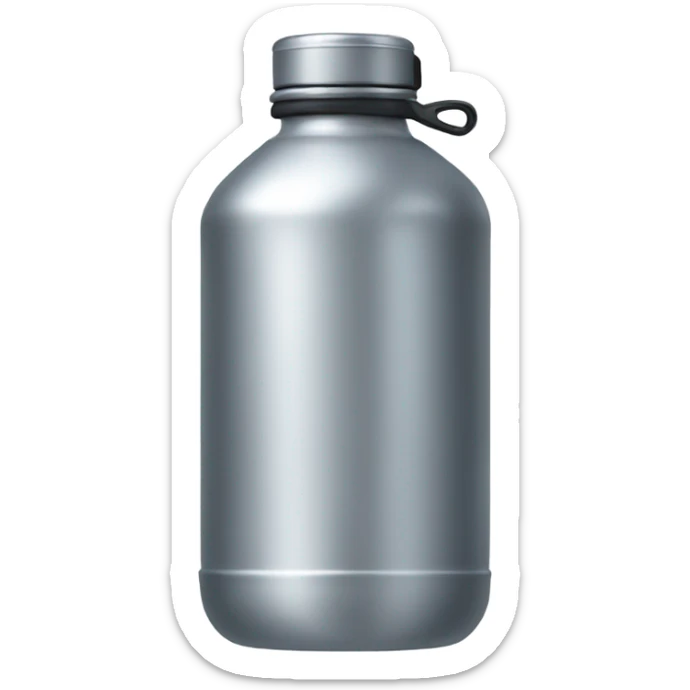 Metal water bottle sticker