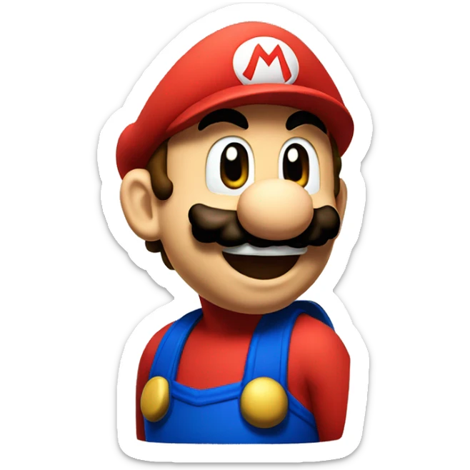 Super mario sticker