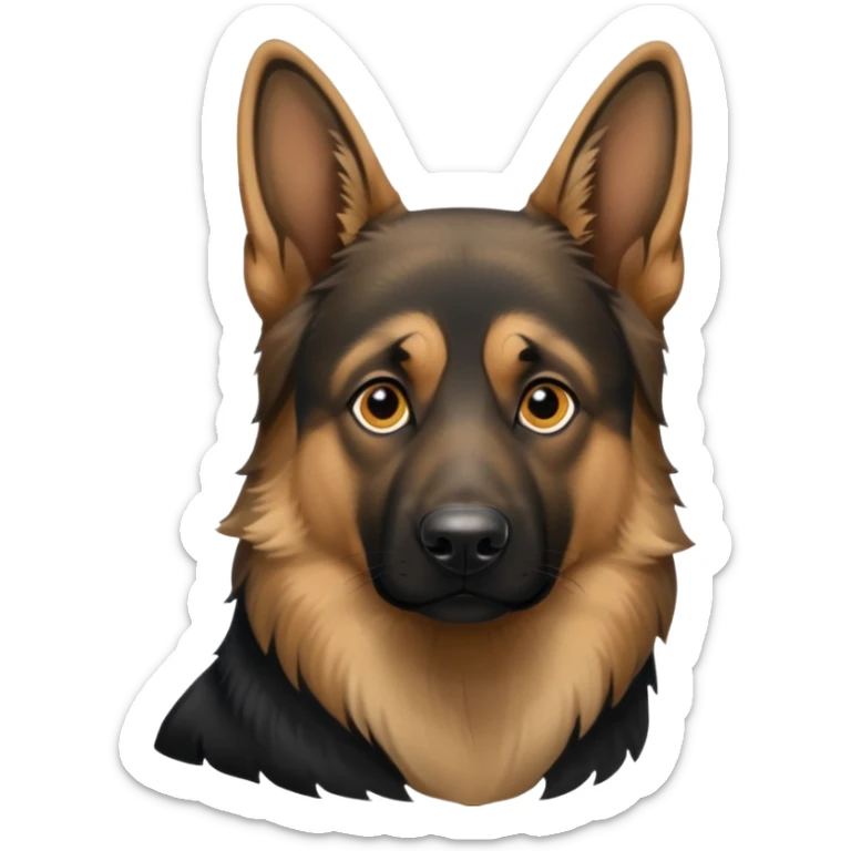 A German Shepherd Dog sticker