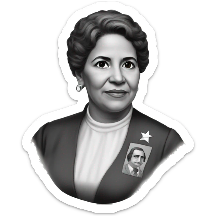 Mariana Bracetti Cuevas was a patriot and leader of the Puerto Rico independence movement. sticker