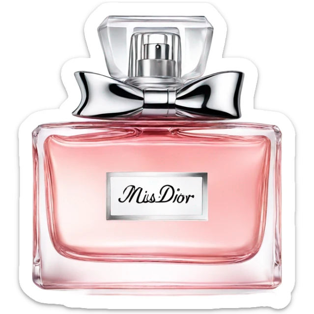 Miss dior perfume sticker