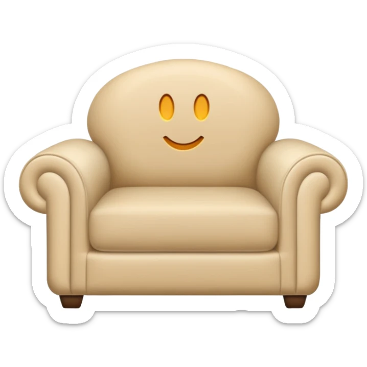 sofa chair sticker