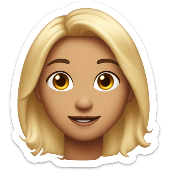 To generate a playful emoji representing a girl seeing a hot man and feeling attracted: 	•	Use a face with heart eyes (😍) and a slightly open, seductive smile (😋). 	•	Add blush marks (😊) and possibly flames (🔥) or hearts (❤️) around her to show desire. sticker