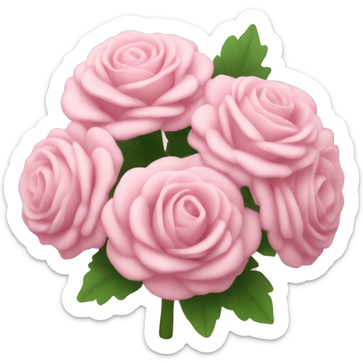 Light pink bouquet  sticker