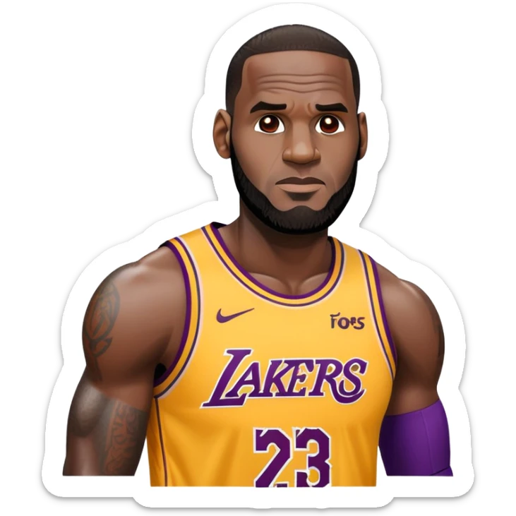 LeBron  sticker