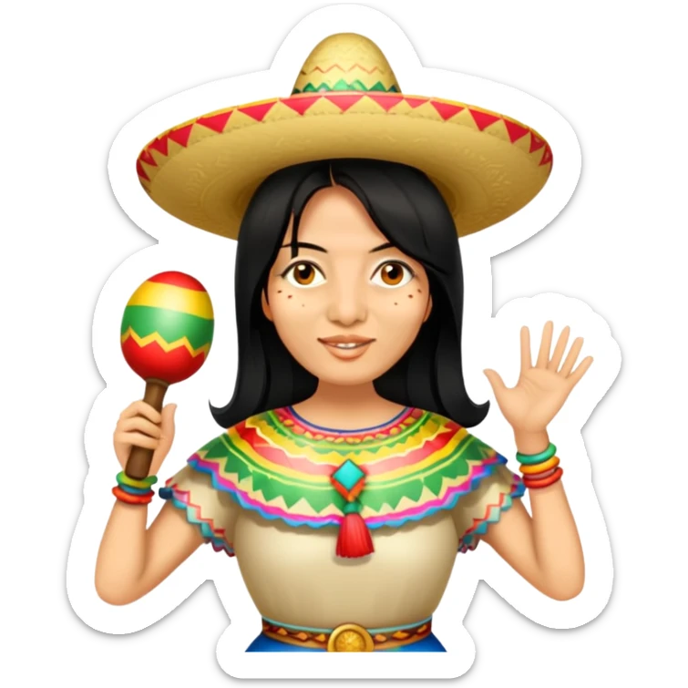 Meraca Musician sticker