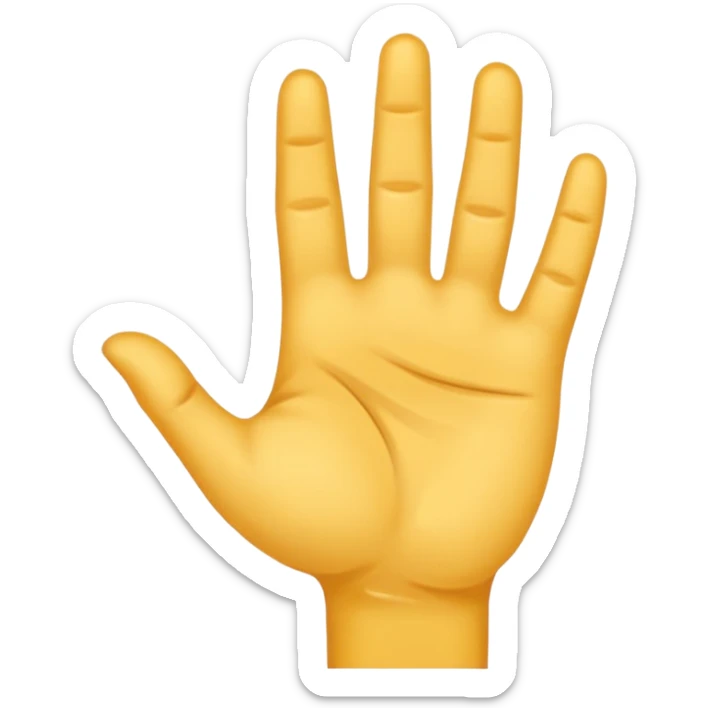 apretón de manos 🤝, solo manos humanas, cinco dedos por mano, proporciones correctas, sin brazos, sin dedos extra” sticker