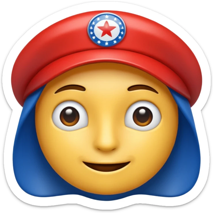 Can u make a emoji with letters CFFA and there color are USA colors make it letters make the CFFA together sticker