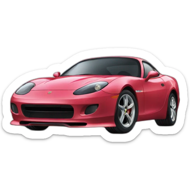 sports car sticker
