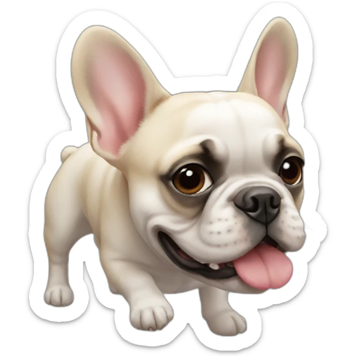 French bulldog sticker