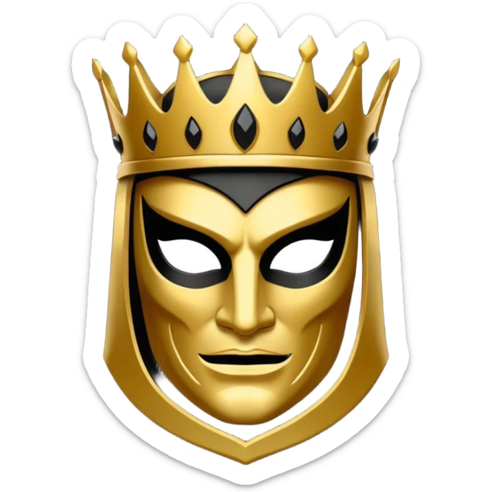 un emoji de emperador supremo de las sombras pero q sea mas un logo sticker