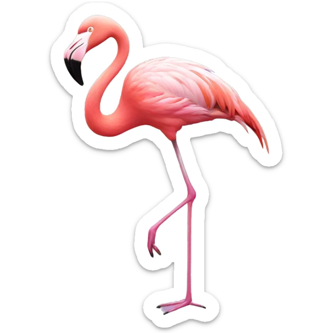  flamingo sticker