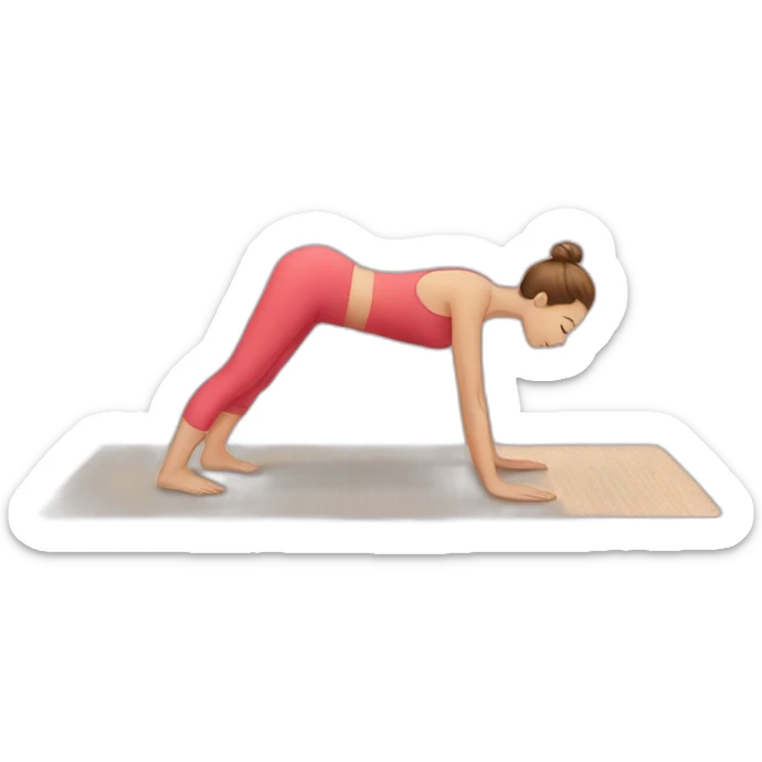 yoga mat sticker