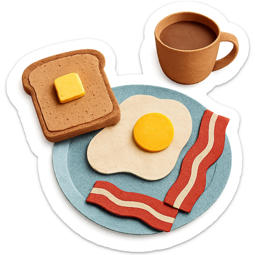 breakfast sticker