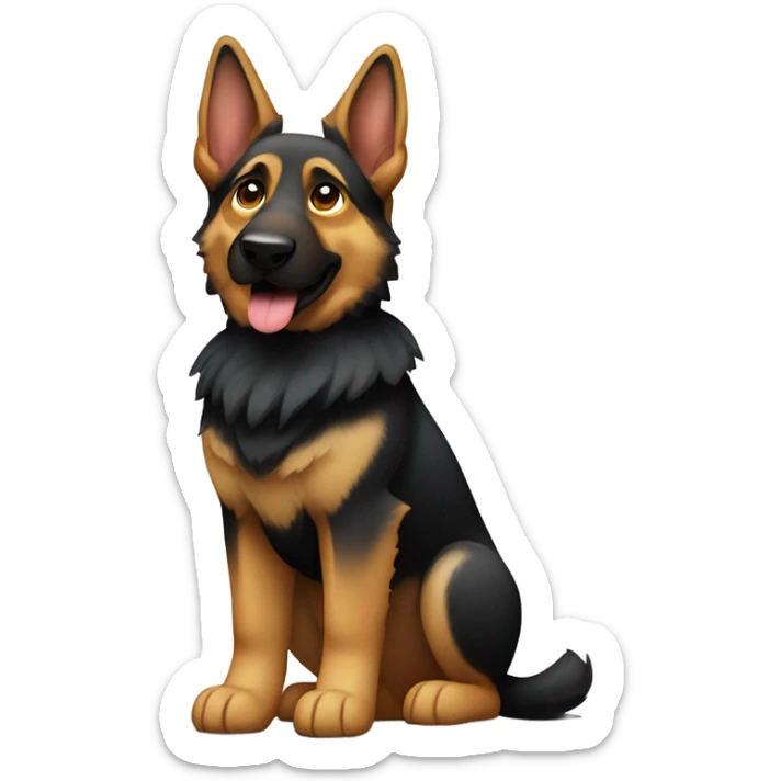 German shepherd  sticker
