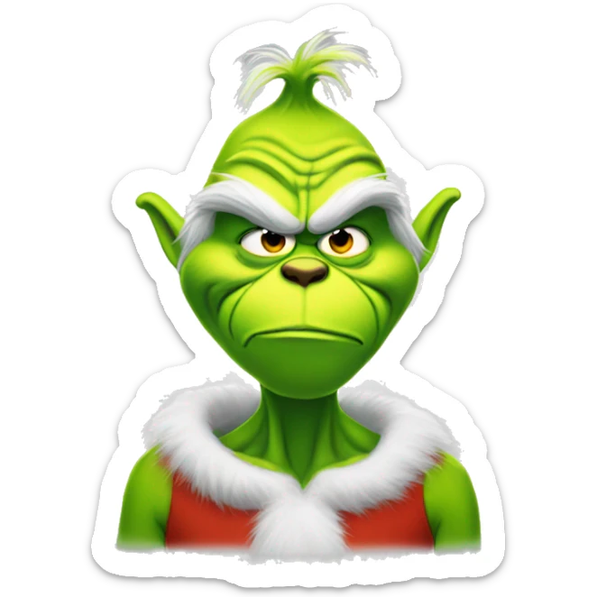 grinch sticker