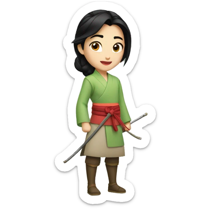 mulan sticker