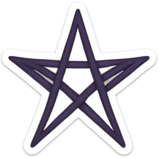 pentagram sticker
