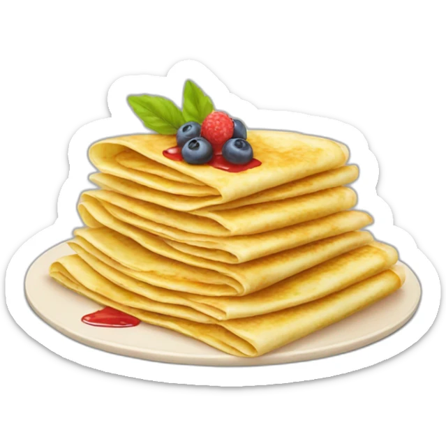 Crêpes sticker