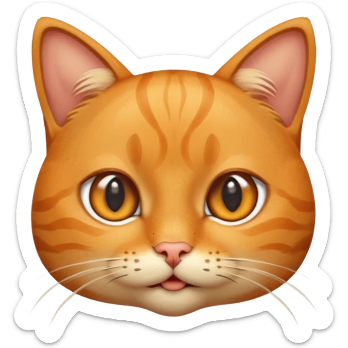 This is a cat meme in which the cat says uyapapa hmm uyapapa make a emogi of that cat for me sticker