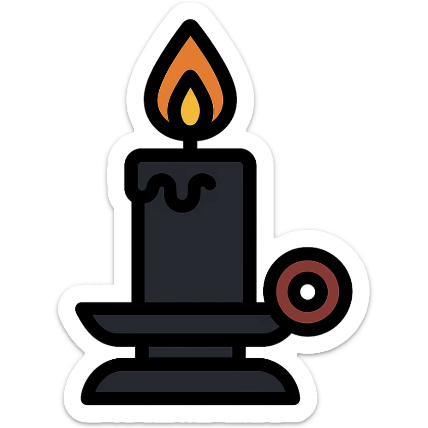 dark-themed icon sticker