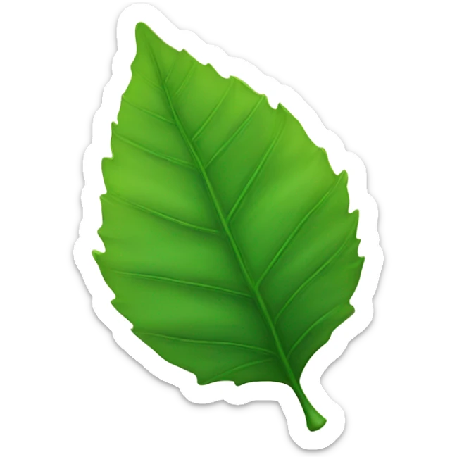 Leaf sticker