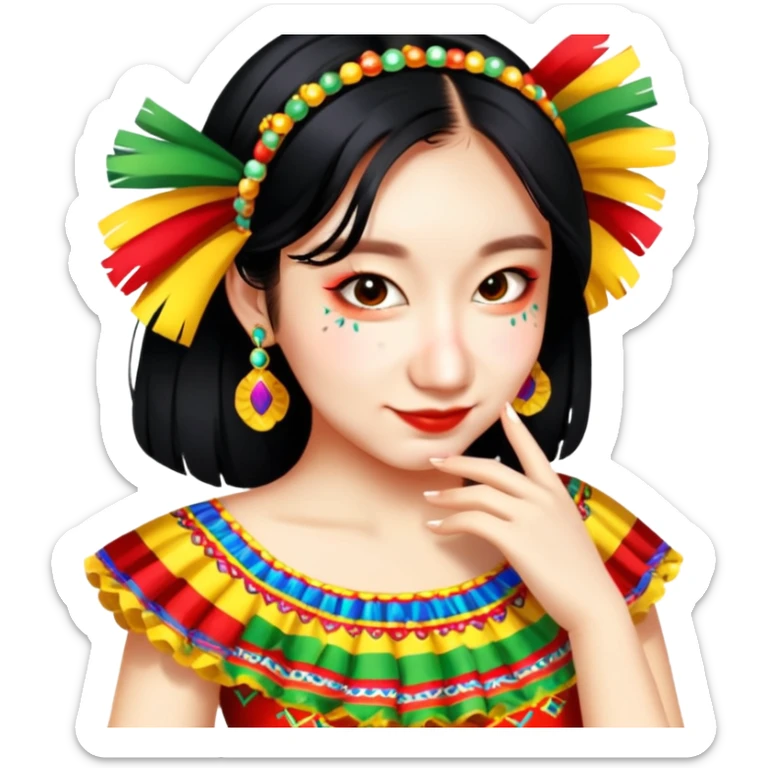 Joyful Reveler sticker