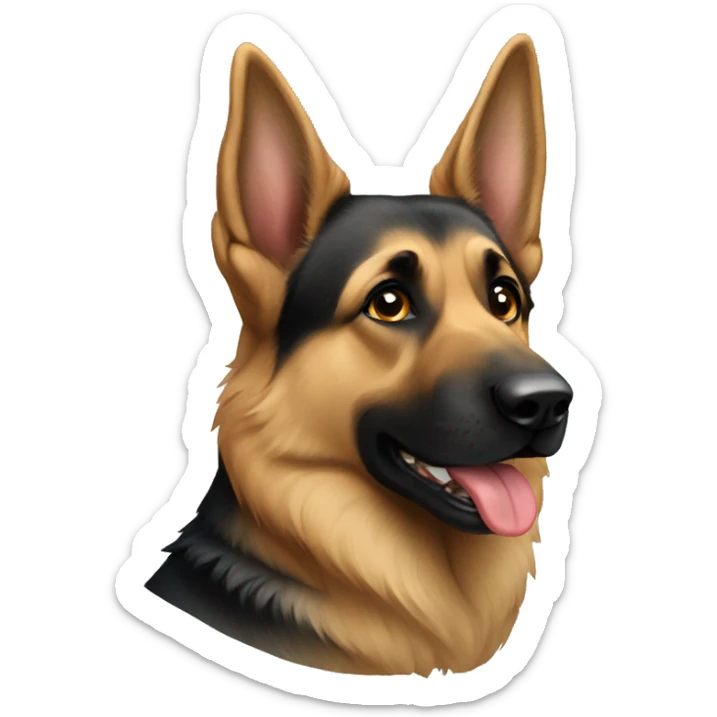 German Shepard sticker