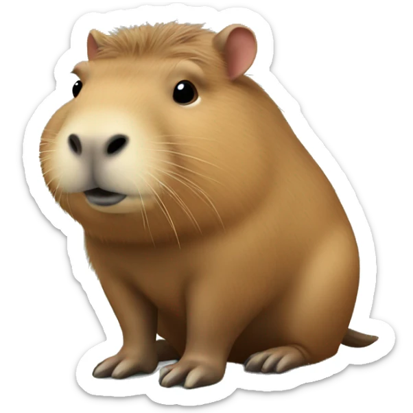 Capybara sticker