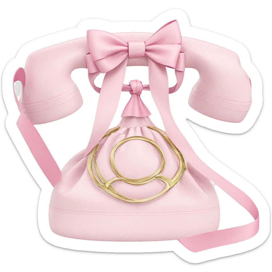 pink ribbon on white background sticker