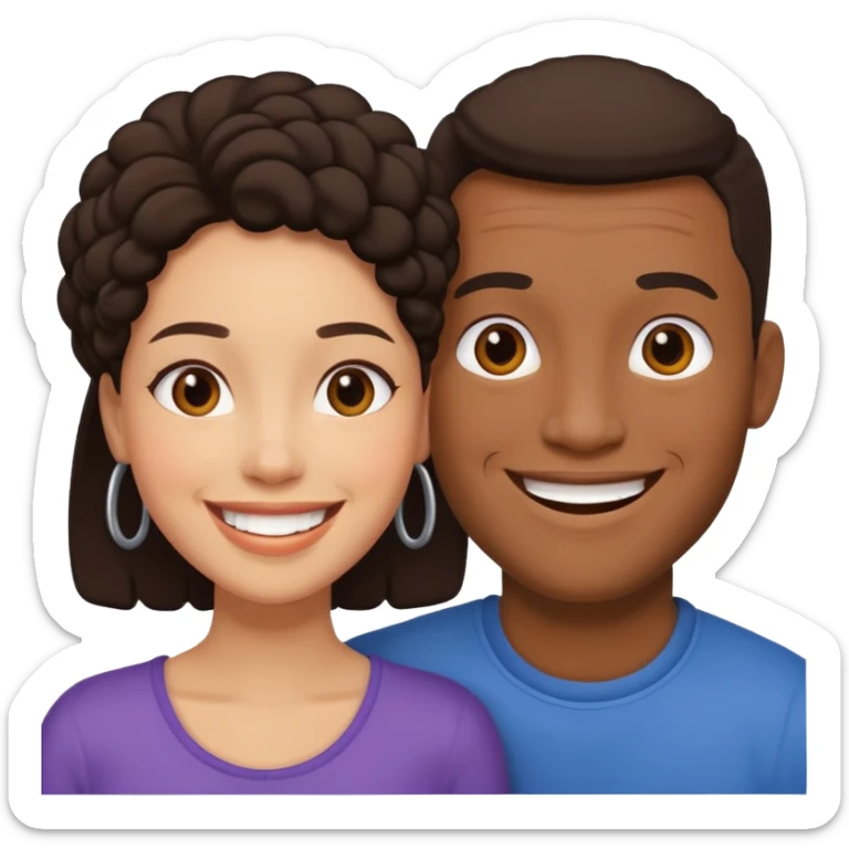 interacial couple sticker