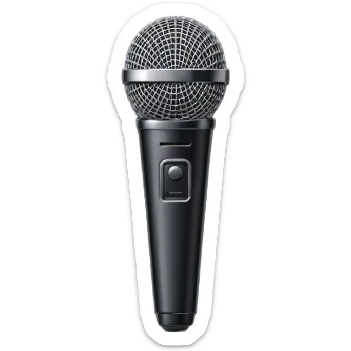 microphone sticker