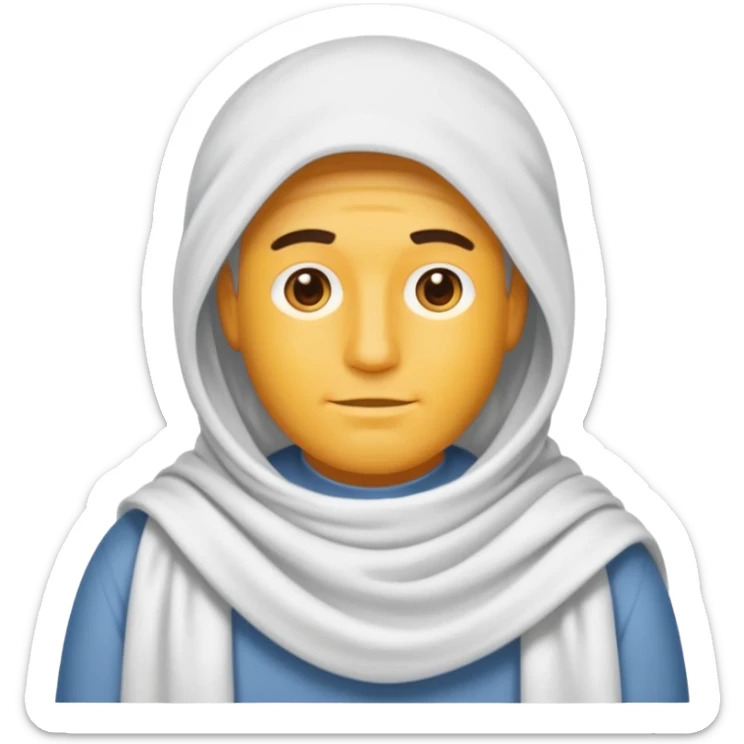 Neem de 2de persoon die je net genereerde. Maak zijn volledige lichaam en laat hem zo een afwegings gebaar maken met zijn handen sticker