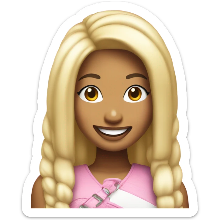 Nicki minaj smiling sticker