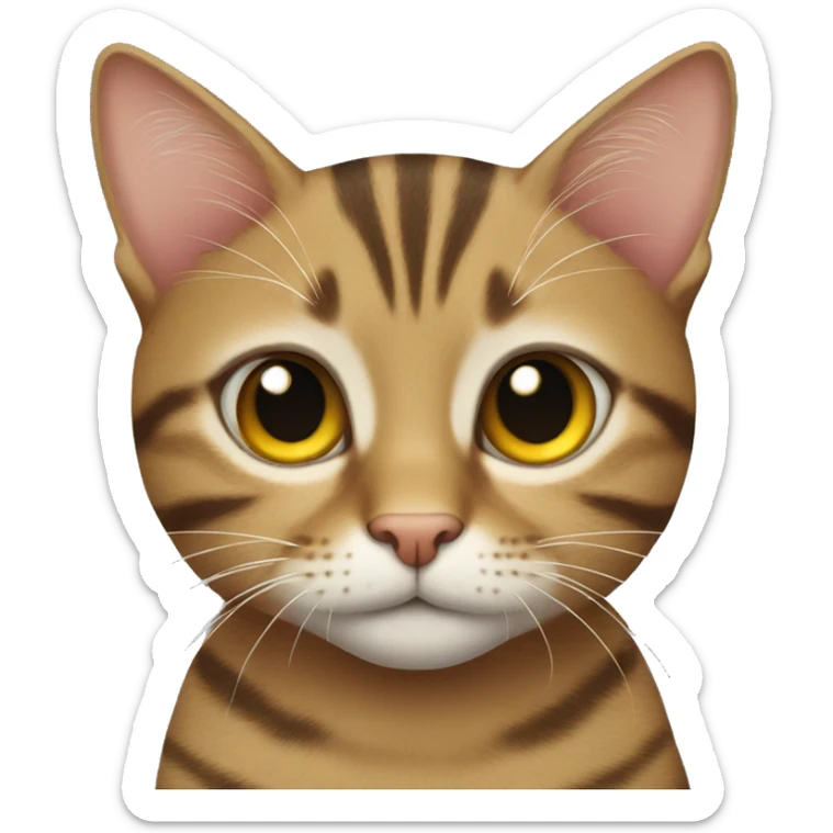 tabby cat  sticker