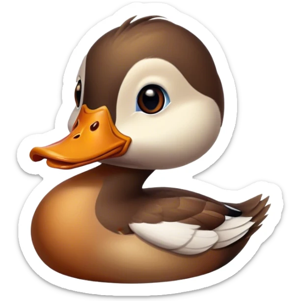 Duck getting a low taper fade and ai being dumb of duck duck duck duicm sticker