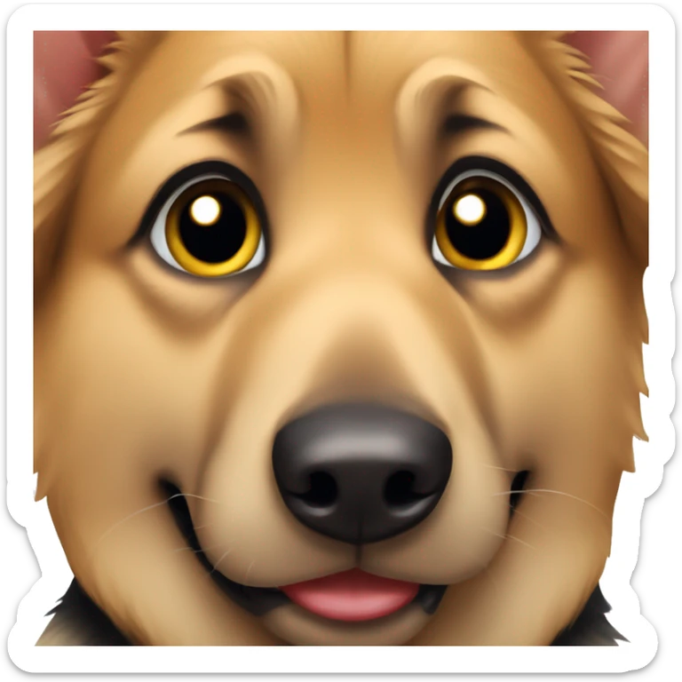 german shepherd sticker