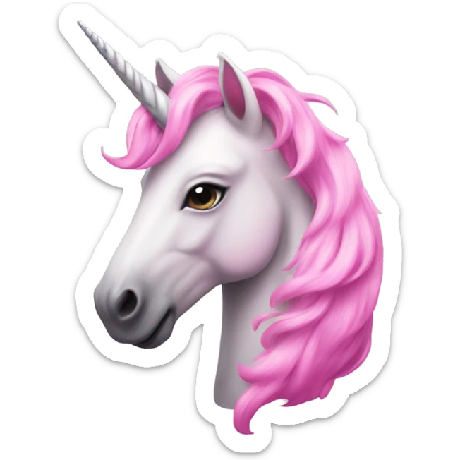 Unicorn pink sticker