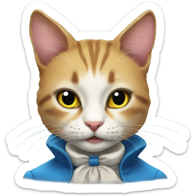 Alice In Wonderland cat sticker
