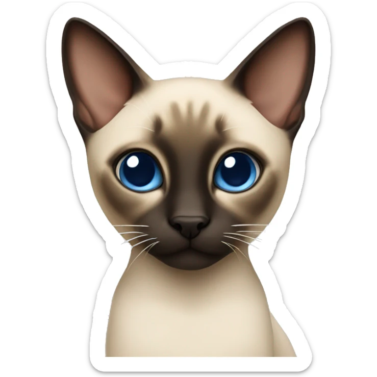 Siamese cat sticker