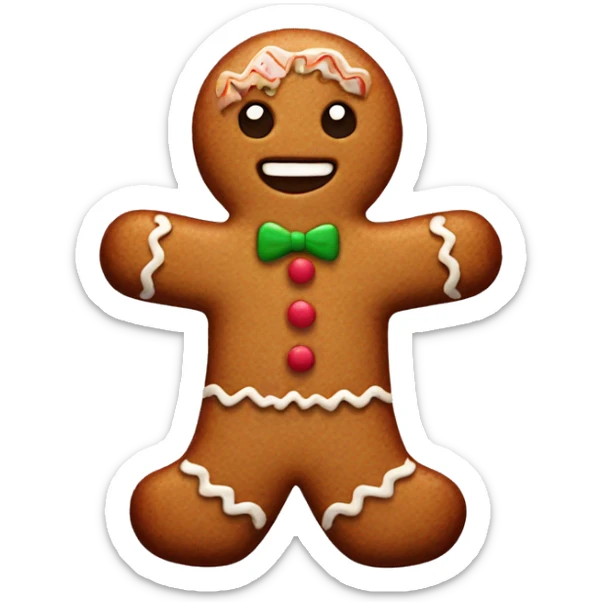 Gingerbread sticker