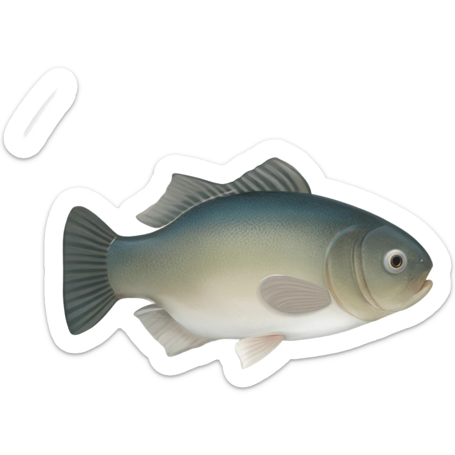 Fish in a bowl sticker
